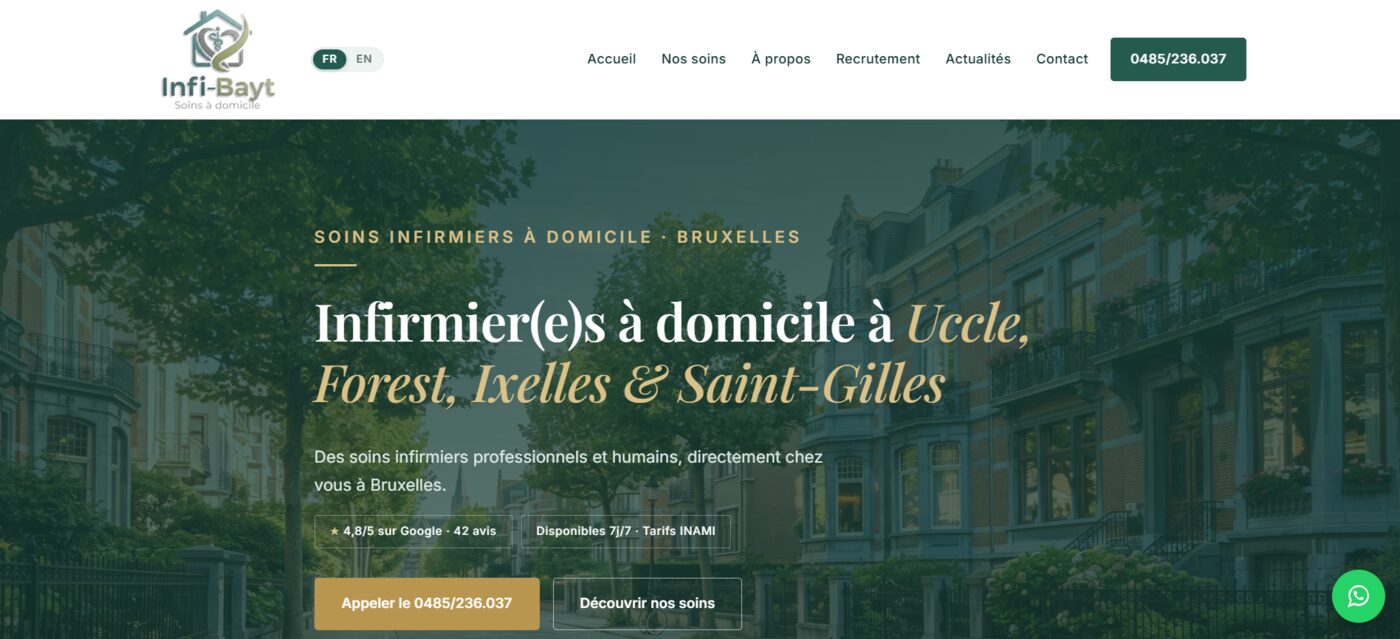 Aperçu du site Infi-Bayt